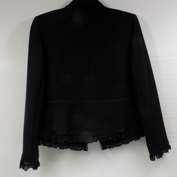 Nipon Boutique "Garden Oasis" 2-Piece Business Suit Black Size 8 NWT - Picture 6 of 16